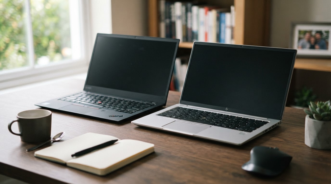 ThinkPad X1 Carbon Gen 6 vs HP EliteBook 840 G8 pour le télétravail